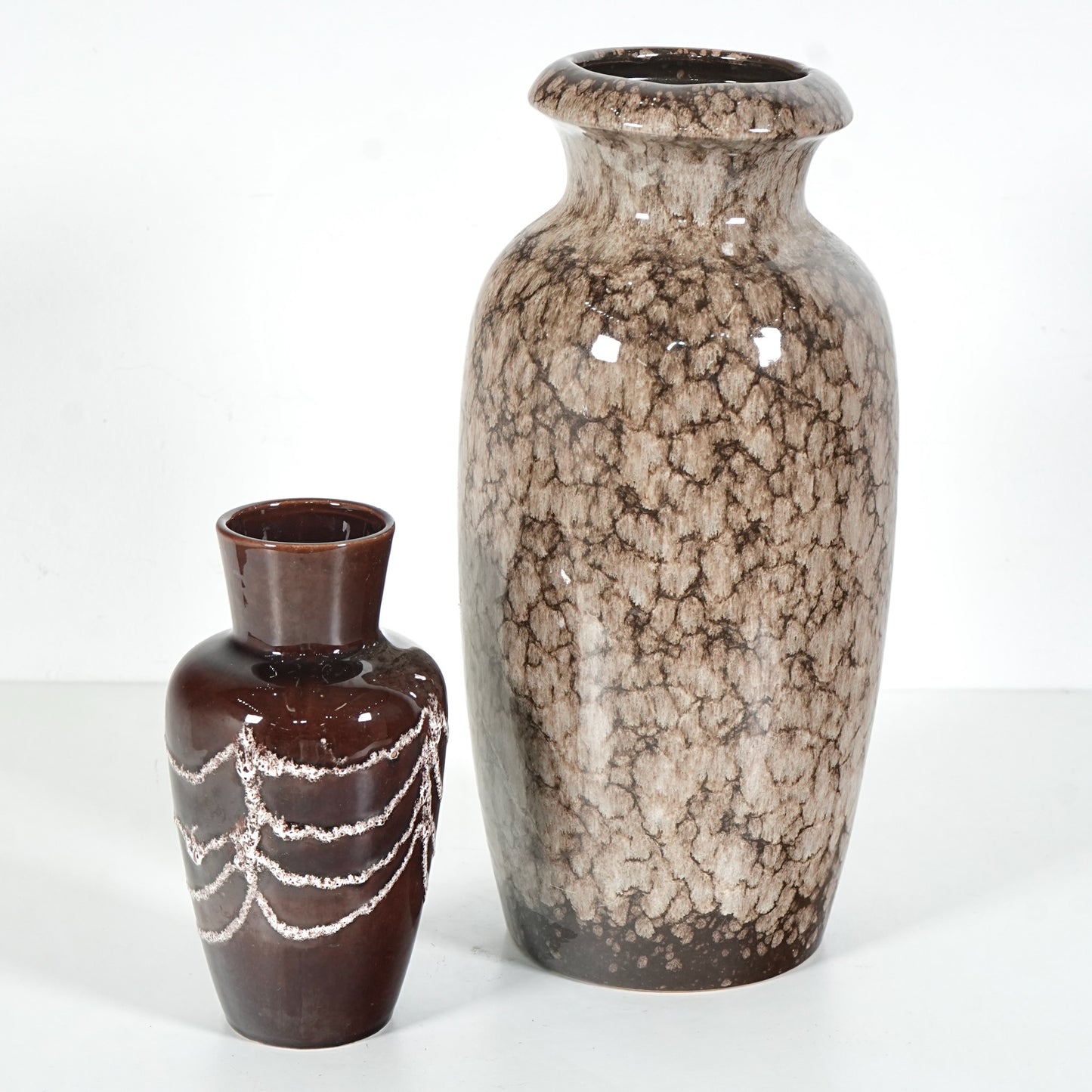 送料無料【Fat Lava】Scheurich 西ドイツ製 フラワーベース 2点セット