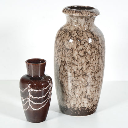 送料無料【Fat Lava】Scheurich 西ドイツ製 フラワーベース 2点セット