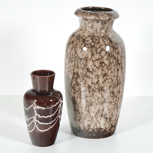 送料無料【Fat Lava】Scheurich 西ドイツ製 フラワーベース 2点セット