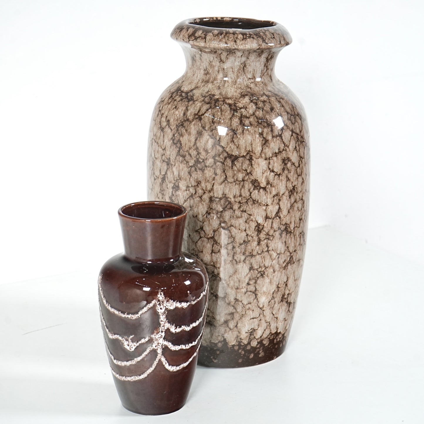 送料無料【Fat Lava】Scheurich 西ドイツ製 フラワーベース 2点セット