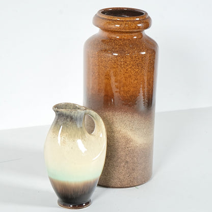 送料無料【Fat Lava】西ドイツ製 フラワーベース 2点セット