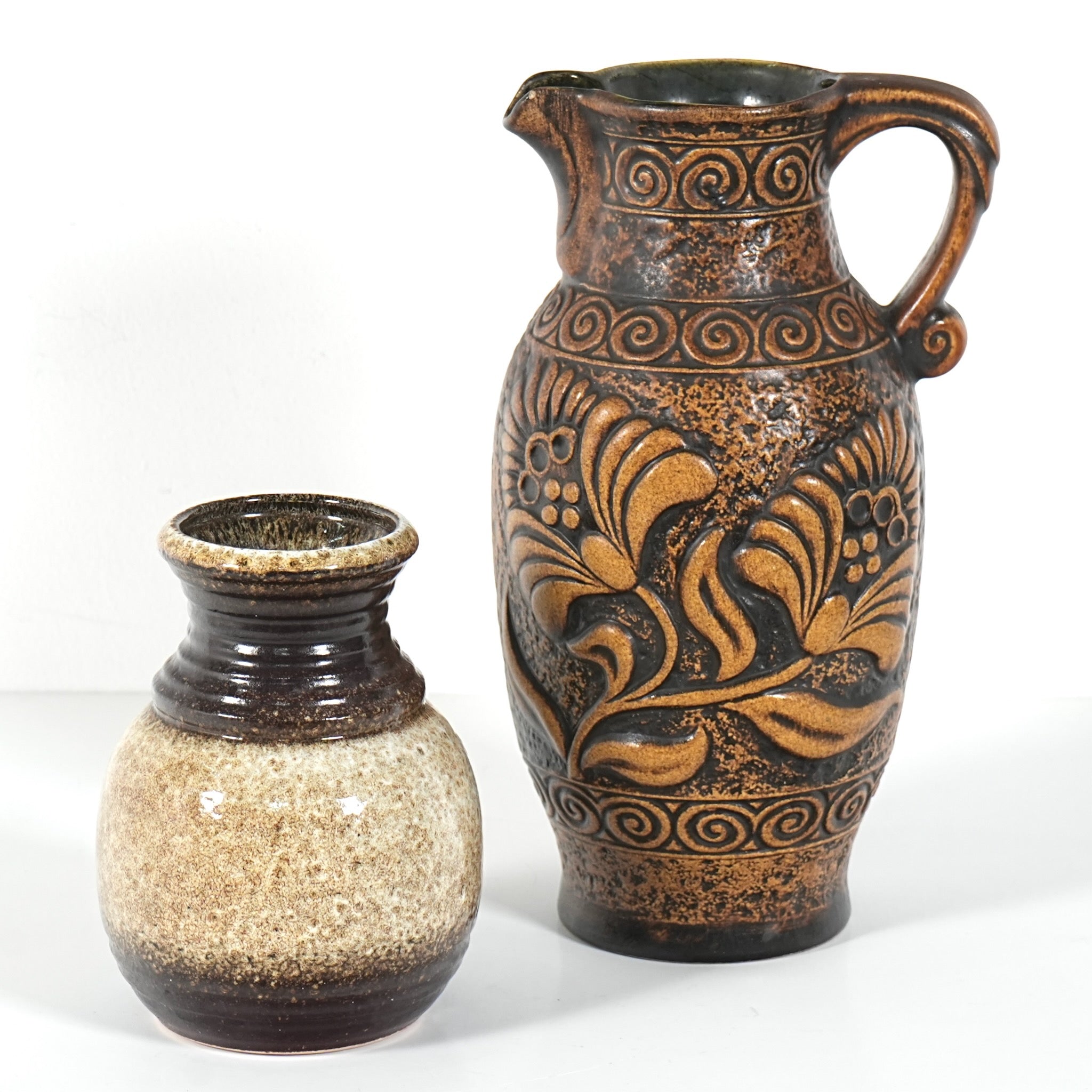 送料無料【Fat Lava】Bay 西ドイツ製 フラワーベース 2点セット – TIME