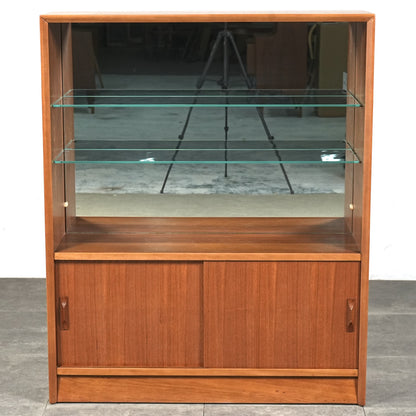 【Herbert E Gibbs】ヴィンテージ ガラスキャビネット