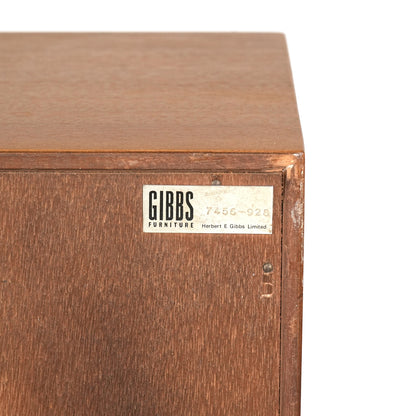 【Herbert E Gibbs】ヴィンテージ ガラスキャビネット