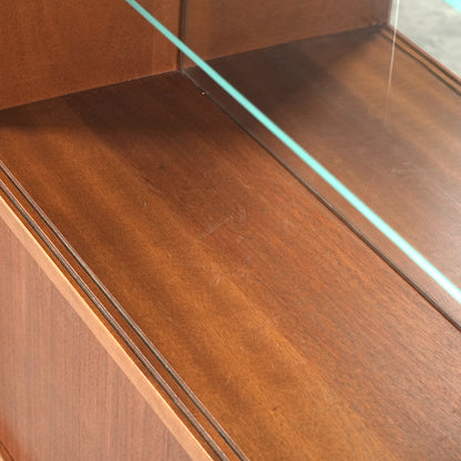 【Herbert E Gibbs】ヴィンテージ ガラスキャビネット