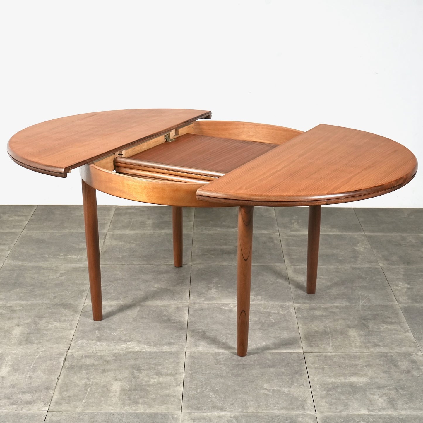 イギリスヴィンテージ エクステンション ラウンドテーブル