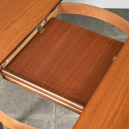 イギリスヴィンテージ エクステンション ラウンドテーブル