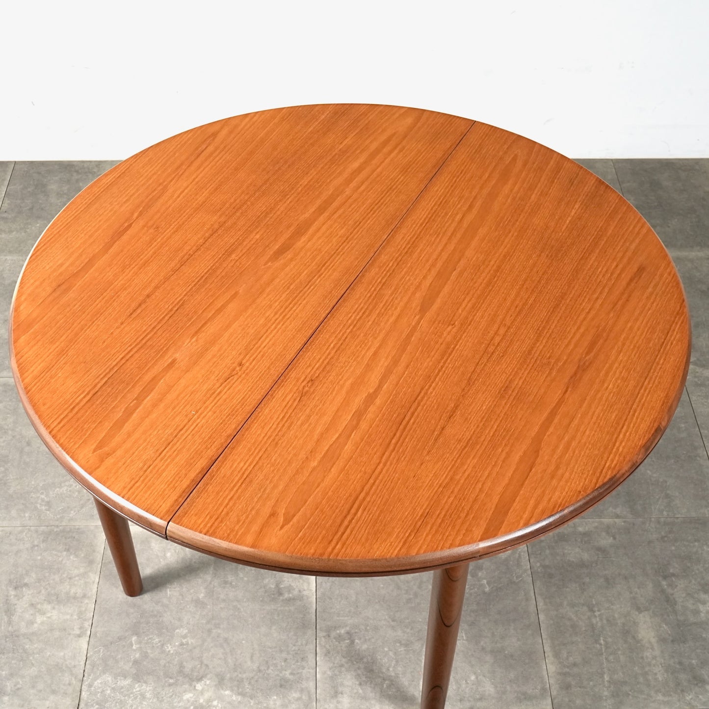 イギリスヴィンテージ エクステンション ラウンドテーブル