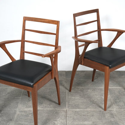 【A.H.McINTOSH】ヴィンテージ アームチェア【張替済】