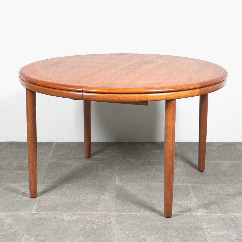 デンマークヴィンテージ エクステンション ラウンドテーブル