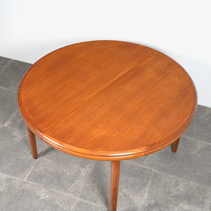 デンマークヴィンテージ エクステンション ラウンドテーブル