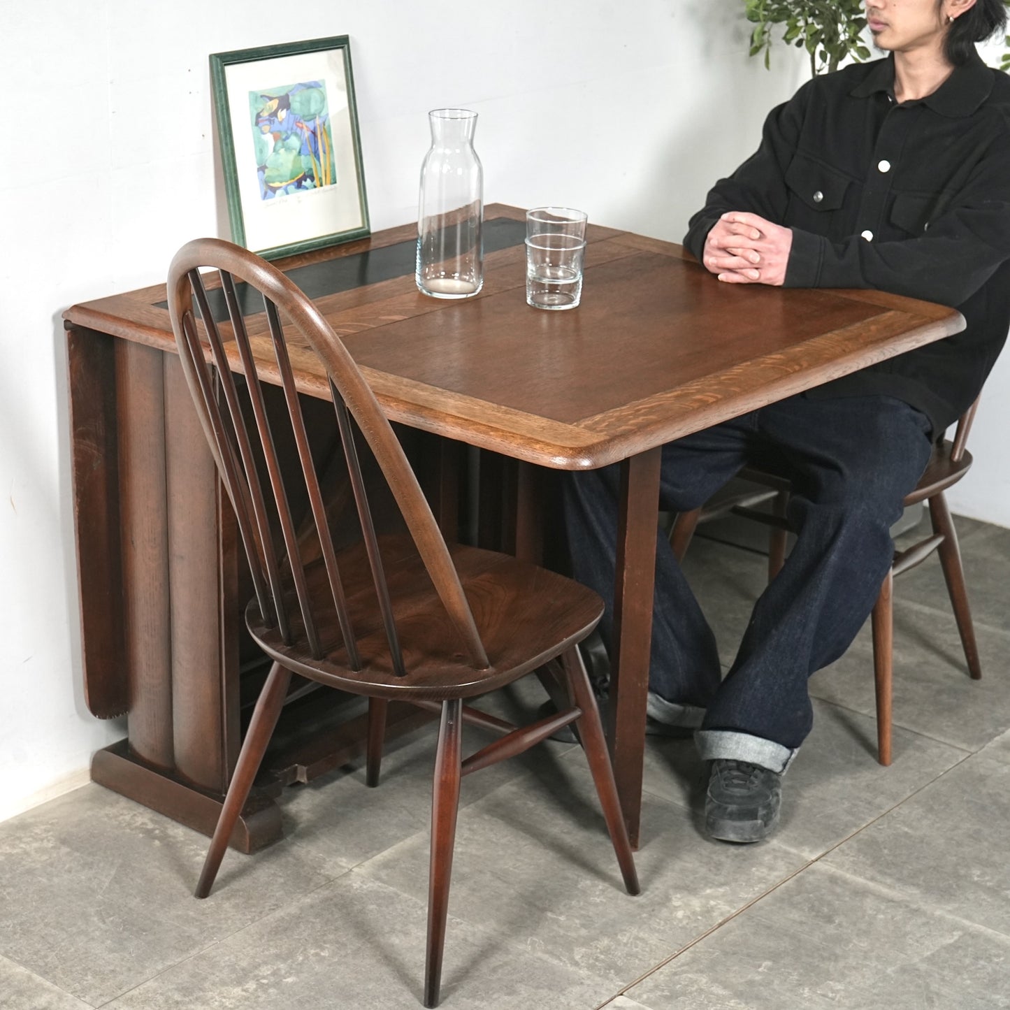 英国アンティーク ゲートレッグテーブル