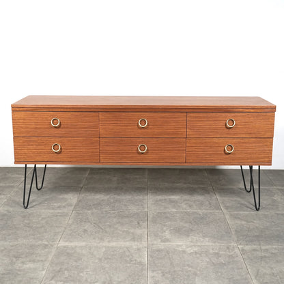 イギリスヴィンテージ サイドボード(ヘアピンカスタム)