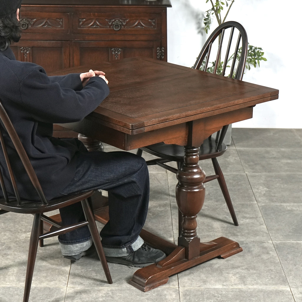 英国アンティーク ドローリーフテーブル