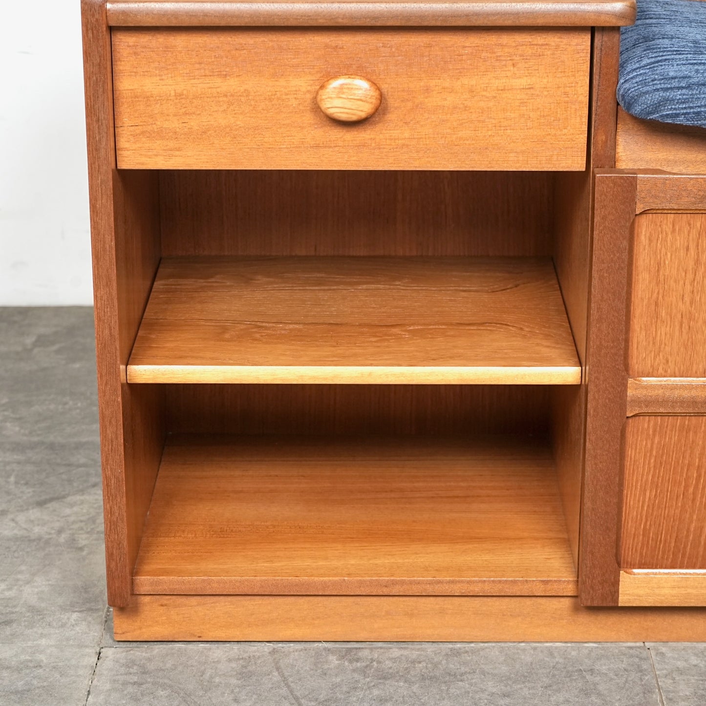 【NATHAN】ヴィンテージ テレフォンベンチ【張替済】