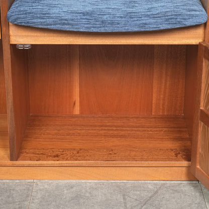 【NATHAN】ヴィンテージ テレフォンベンチ【張替済】