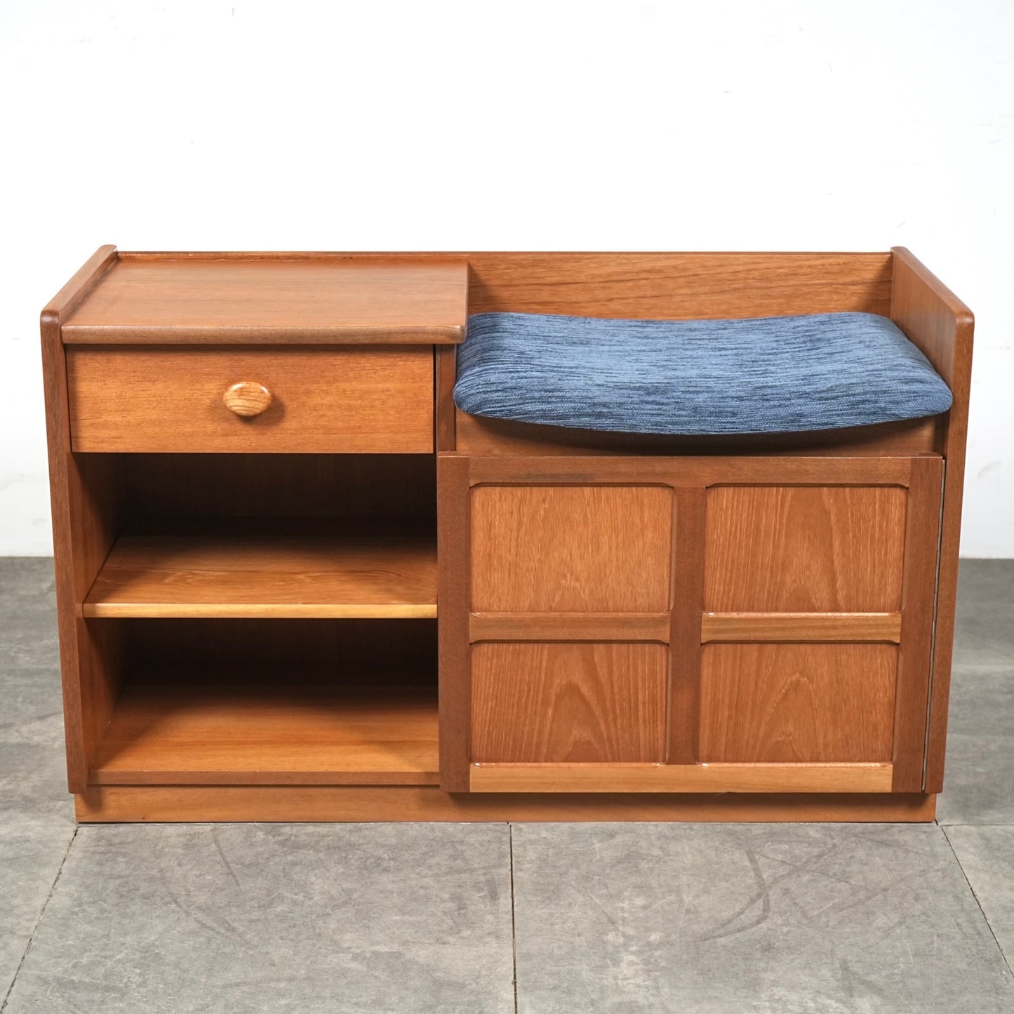 【NATHAN】ヴィンテージ テレフォンベンチ【張替済】