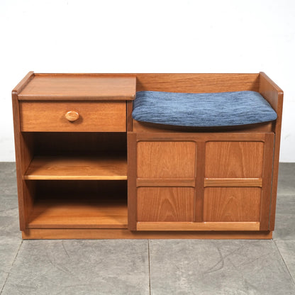 【NATHAN】ヴィンテージ テレフォンベンチ【張替済】