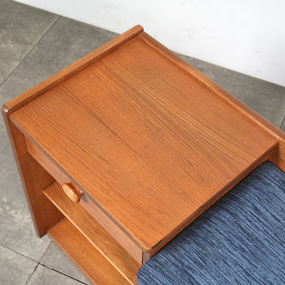 【NATHAN】ヴィンテージ テレフォンベンチ【張替済】