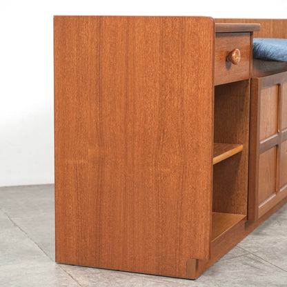 【NATHAN】ヴィンテージ テレフォンベンチ【張替済】