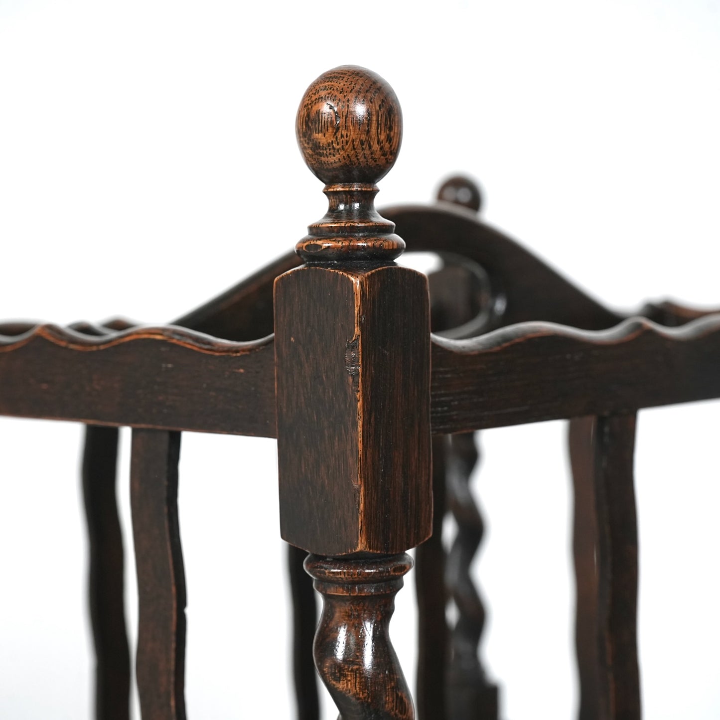 英国アンティーク マガジンラック