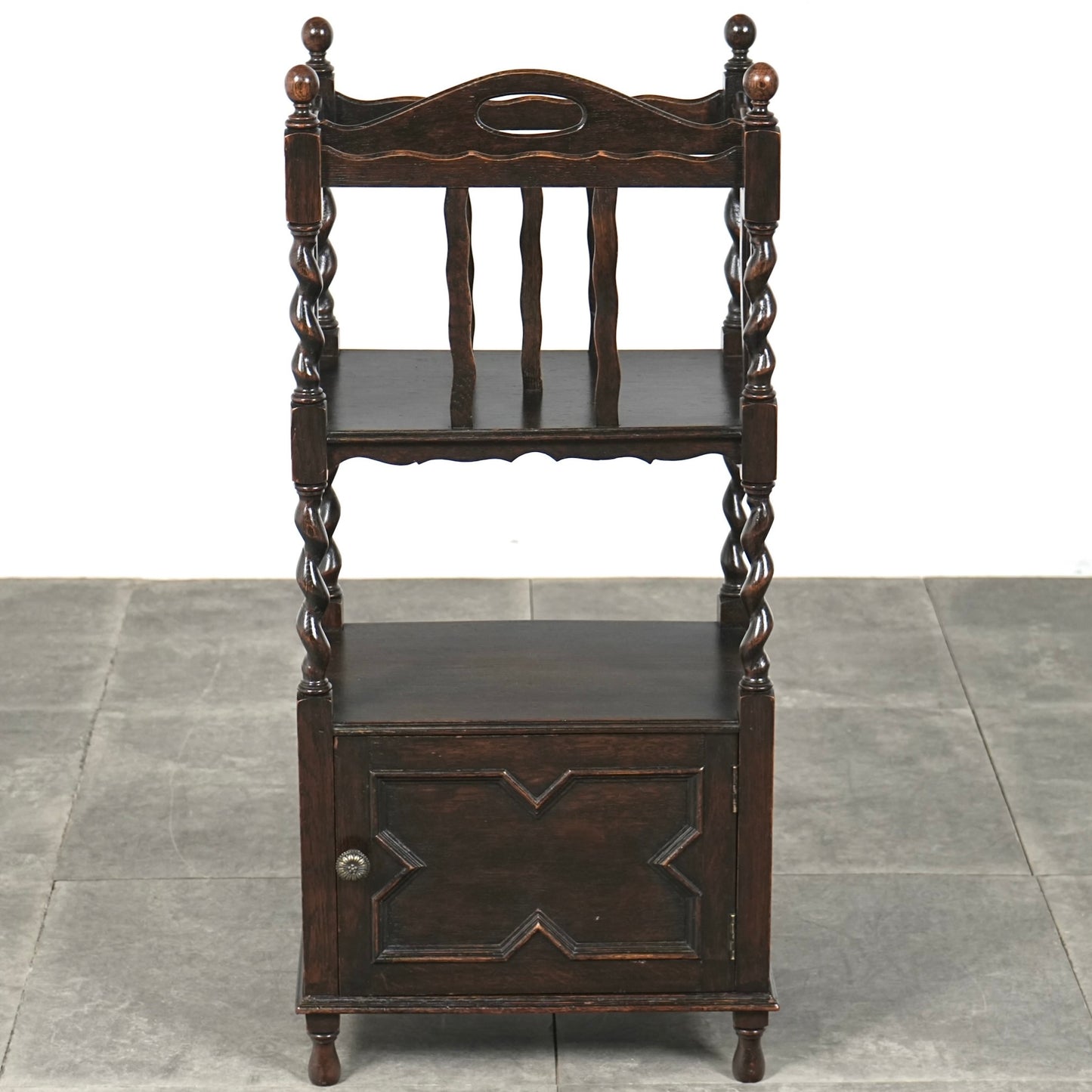 英国アンティーク マガジンラック