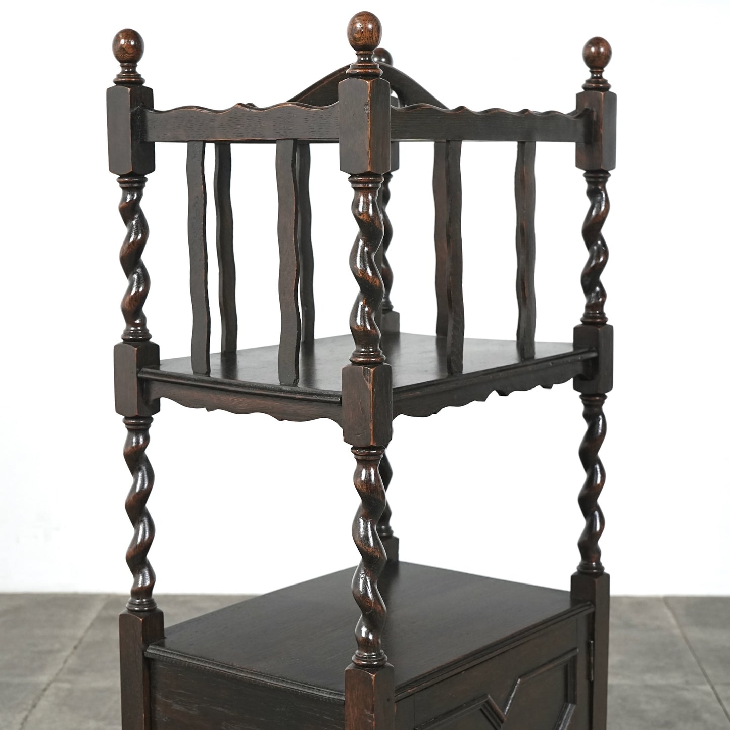 英国アンティーク マガジンラック