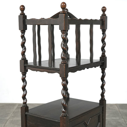 英国アンティーク マガジンラック