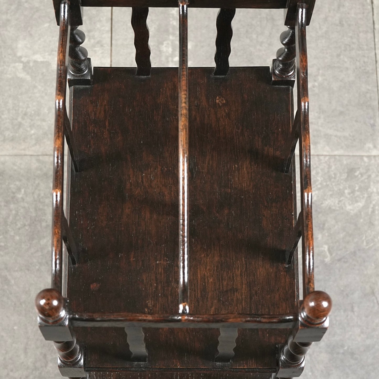 英国アンティーク マガジンラック