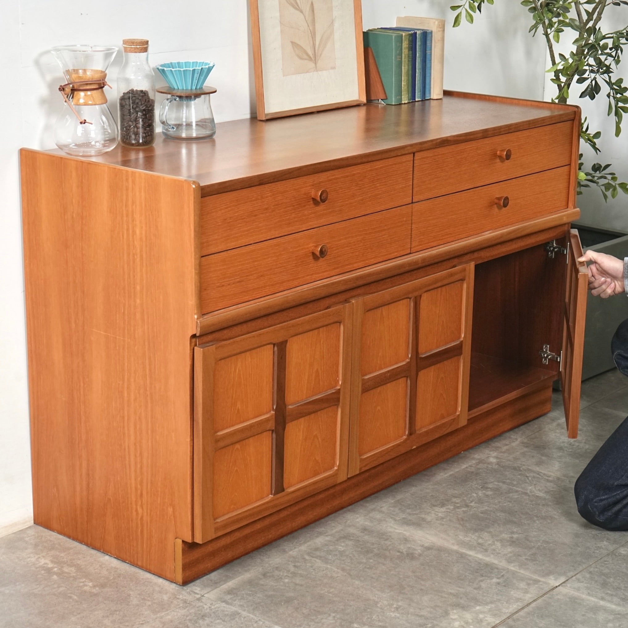 Teppei　Nathanヴィンテージ キャビネット レコードキャビネット ネイサン / NATHAN レコードラック キャビネット ヴィンテージ 中古