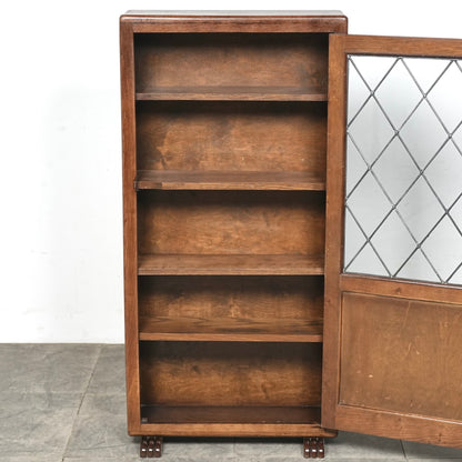 英国アンティーク ガラスキャビネット