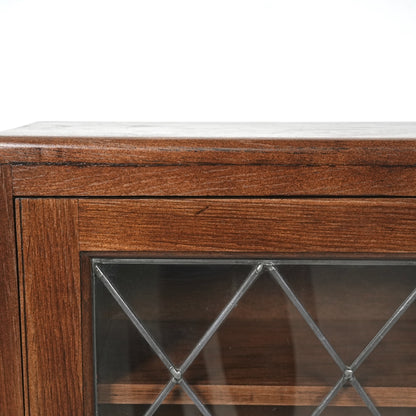 英国アンティーク ガラスキャビネット