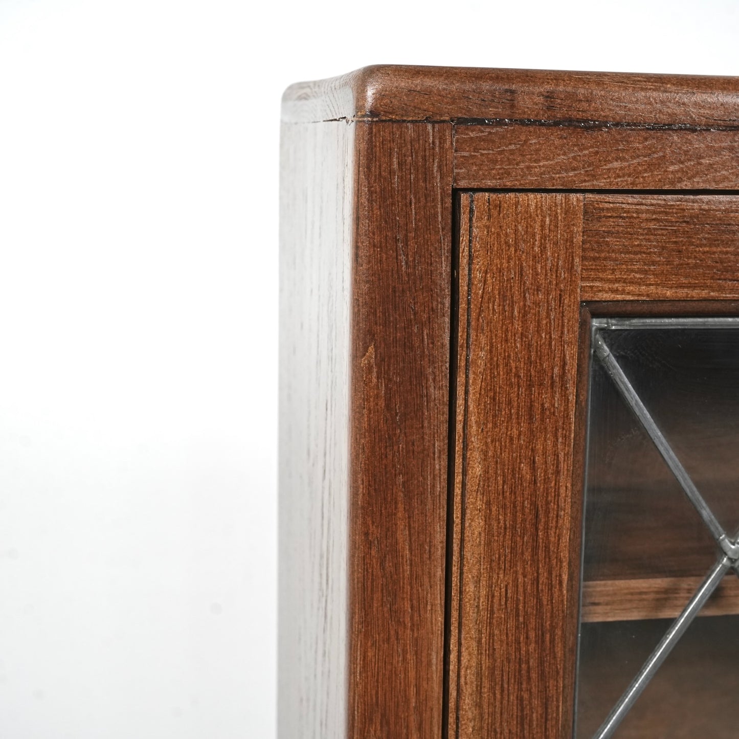 英国アンティーク ガラスキャビネット