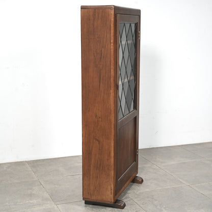 英国アンティーク ガラスキャビネット