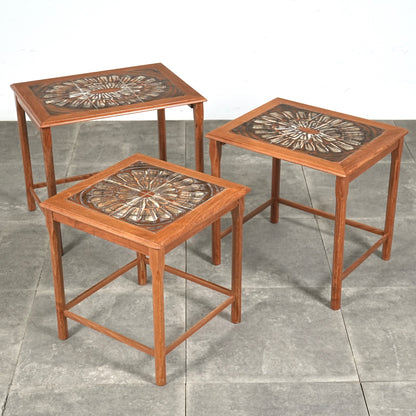 【Mobelfabrikken Toften】タイルトップ ネストテーブル