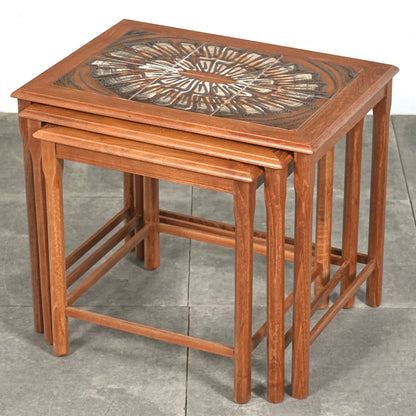 【Mobelfabrikken Toften】タイルトップ ネストテーブル