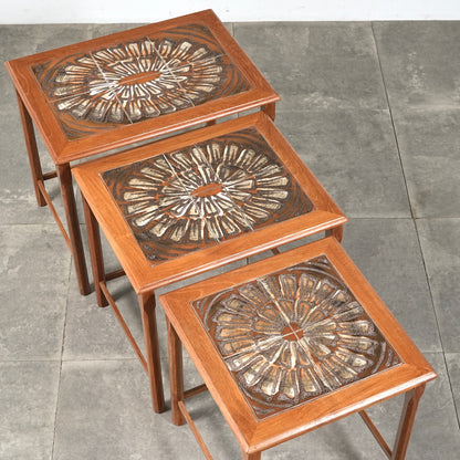 【Mobelfabrikken Toften】タイルトップ ネストテーブル