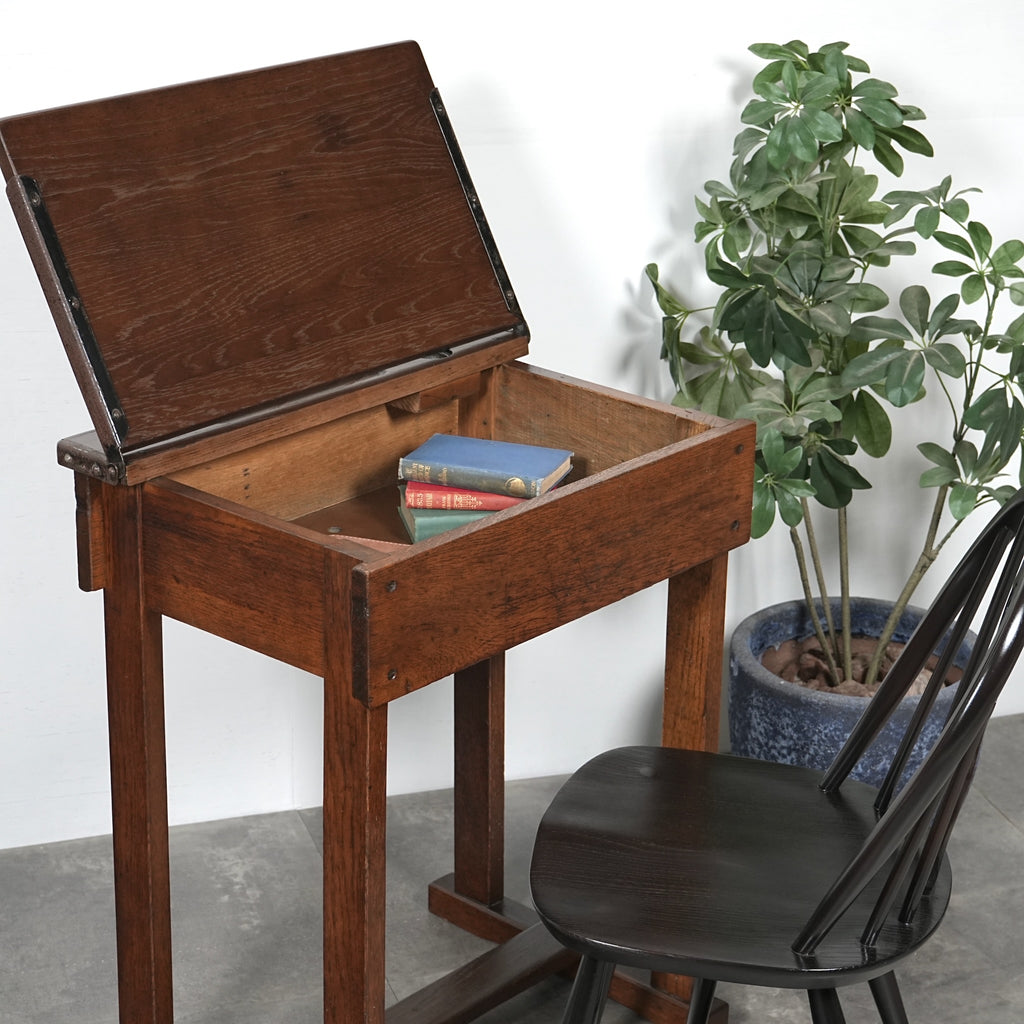 英国アンティーク スクールデスク