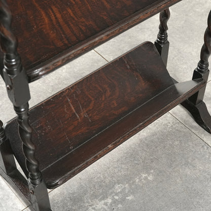 英国アンティーク マガジンラック