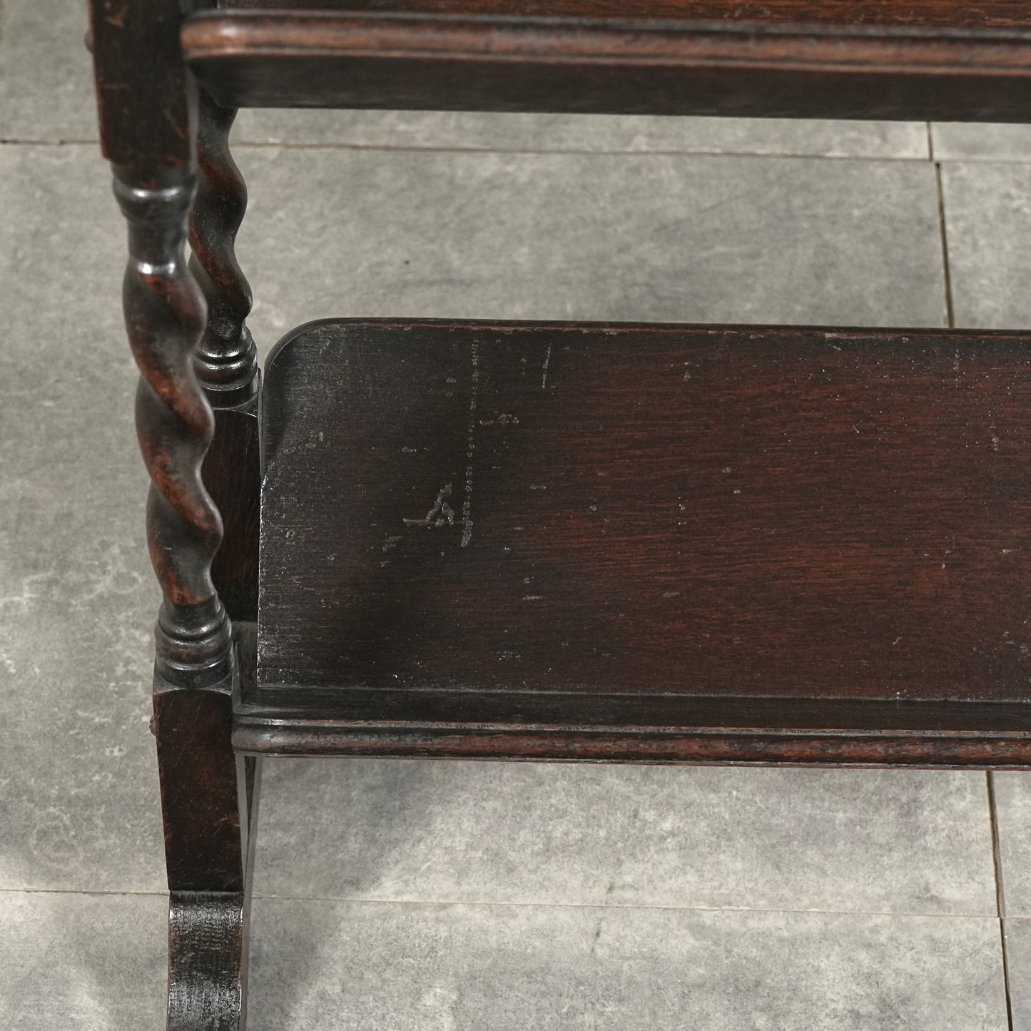 英国アンティーク マガジンラック