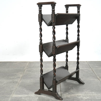 英国アンティーク マガジンラック