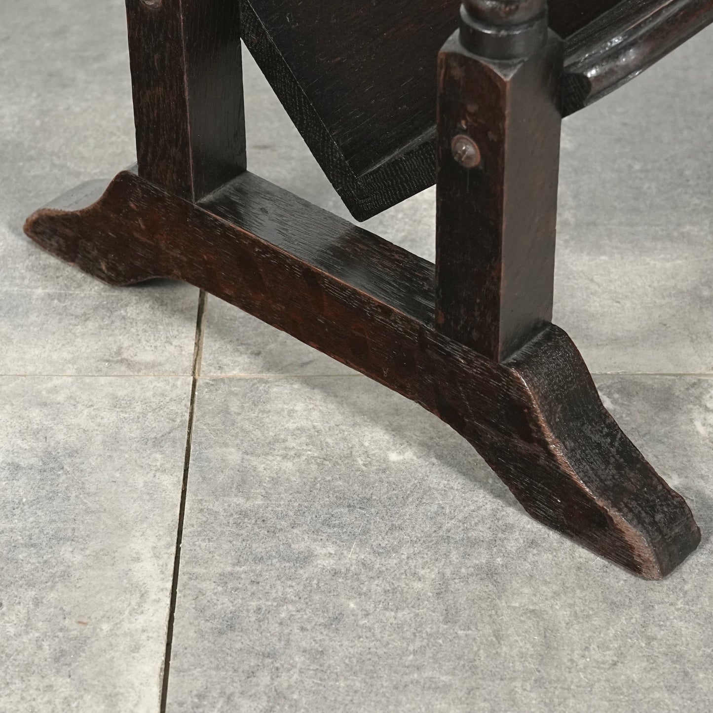 英国アンティーク マガジンラック