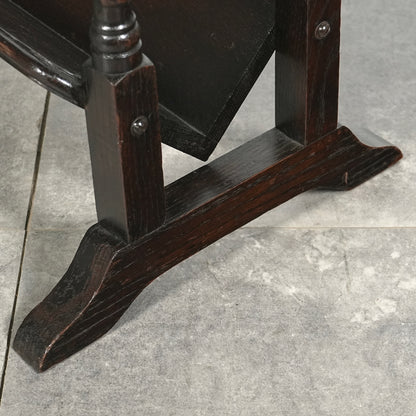 英国アンティーク マガジンラック