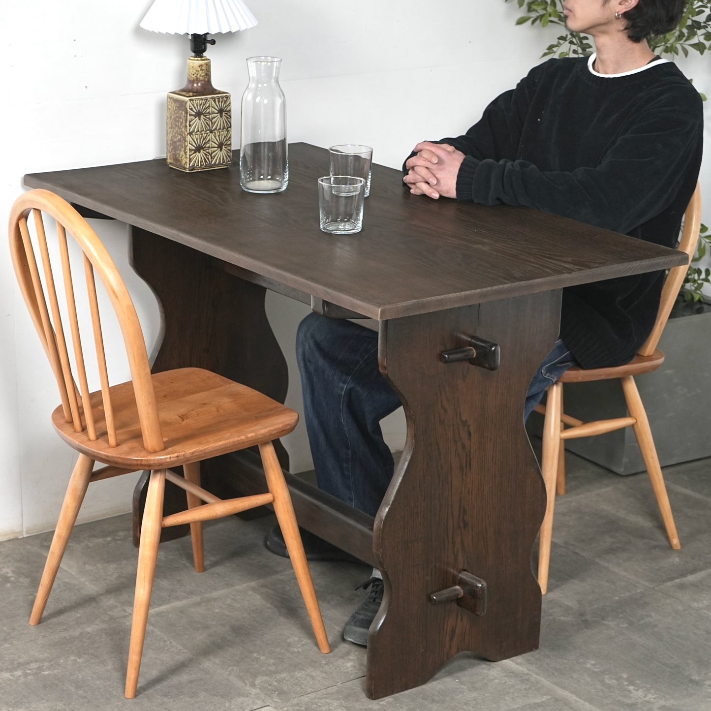 英国クラシック ヴィンテージ リフェクトリーテーブル