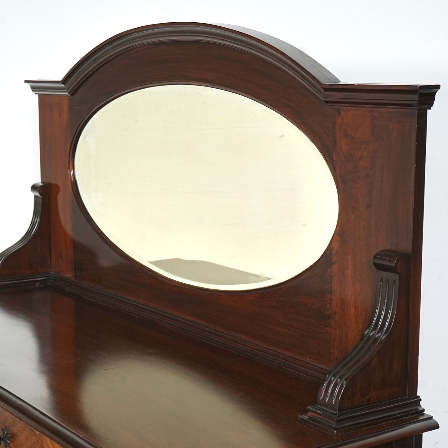 英国アンティーク ミラーバックサイドボード