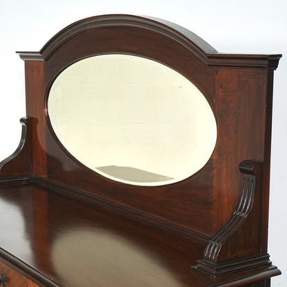 英国アンティーク ミラーバックサイドボード