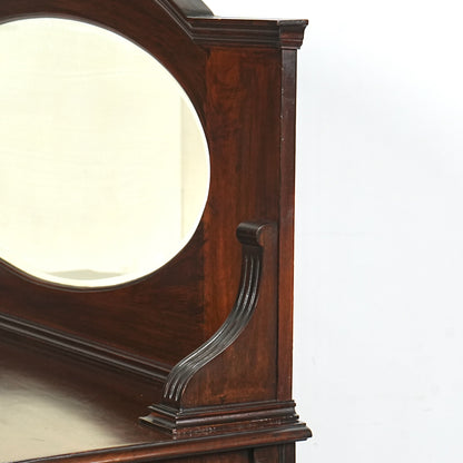 英国アンティーク ミラーバックサイドボード