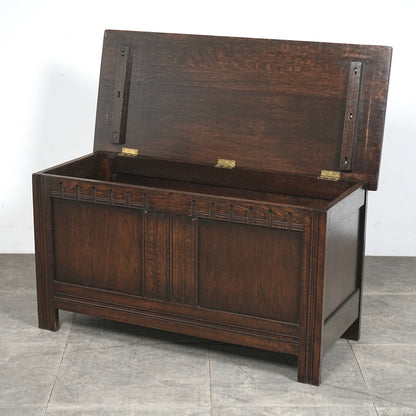 英国クラシック ヴィンテージ ブランケットボックス