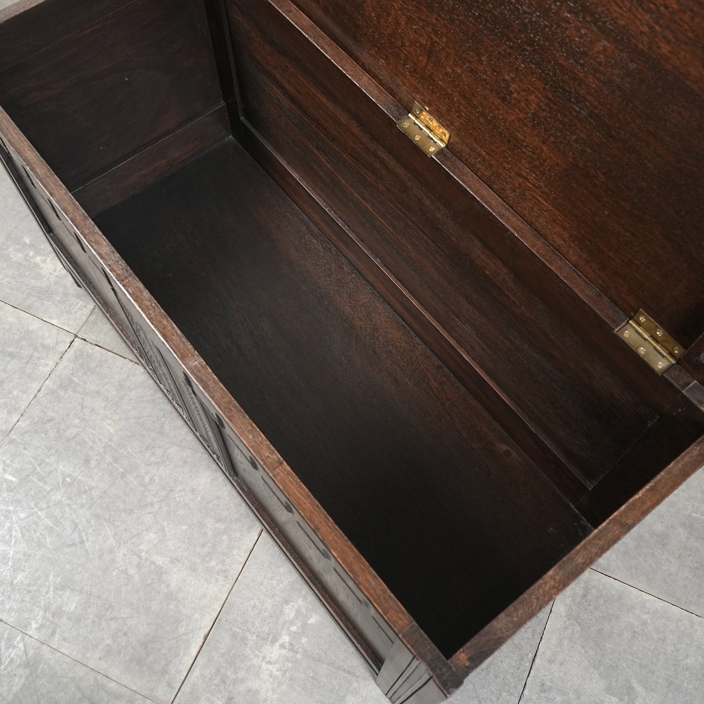 英国クラシック ヴィンテージ ブランケットボックス