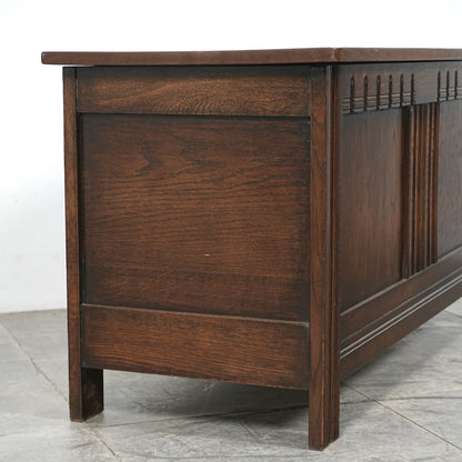 英国クラシック ヴィンテージ ブランケットボックス